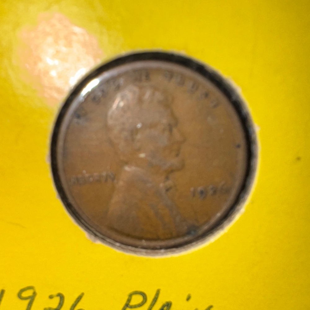 1926 Lincoln Wheat Penny - Plain/No Mint Mark - Picture 2 of 4